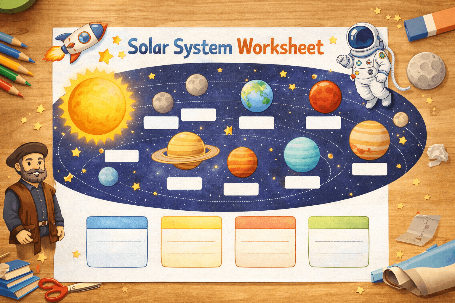 Solar System Worksheet